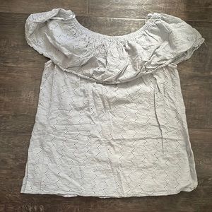 Off the shoulder shirt